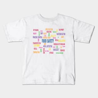 Food processing World food safety and quality poster Kids T-Shirt